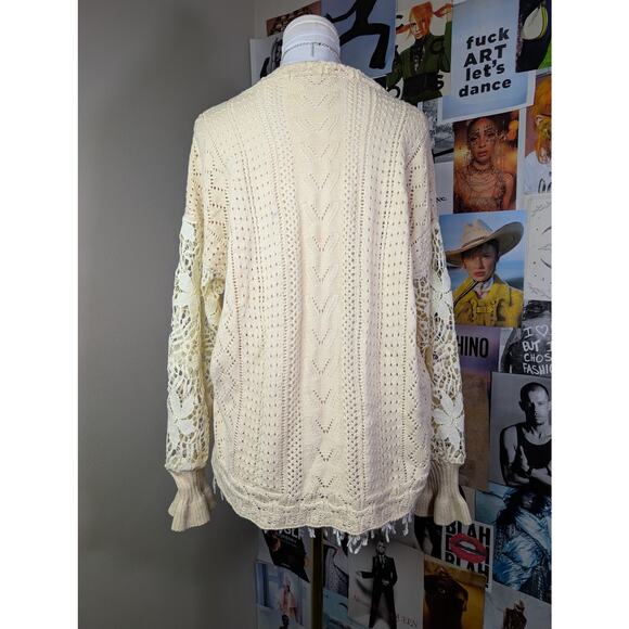 Crochet Floral Sweater - Picture 3 of 4